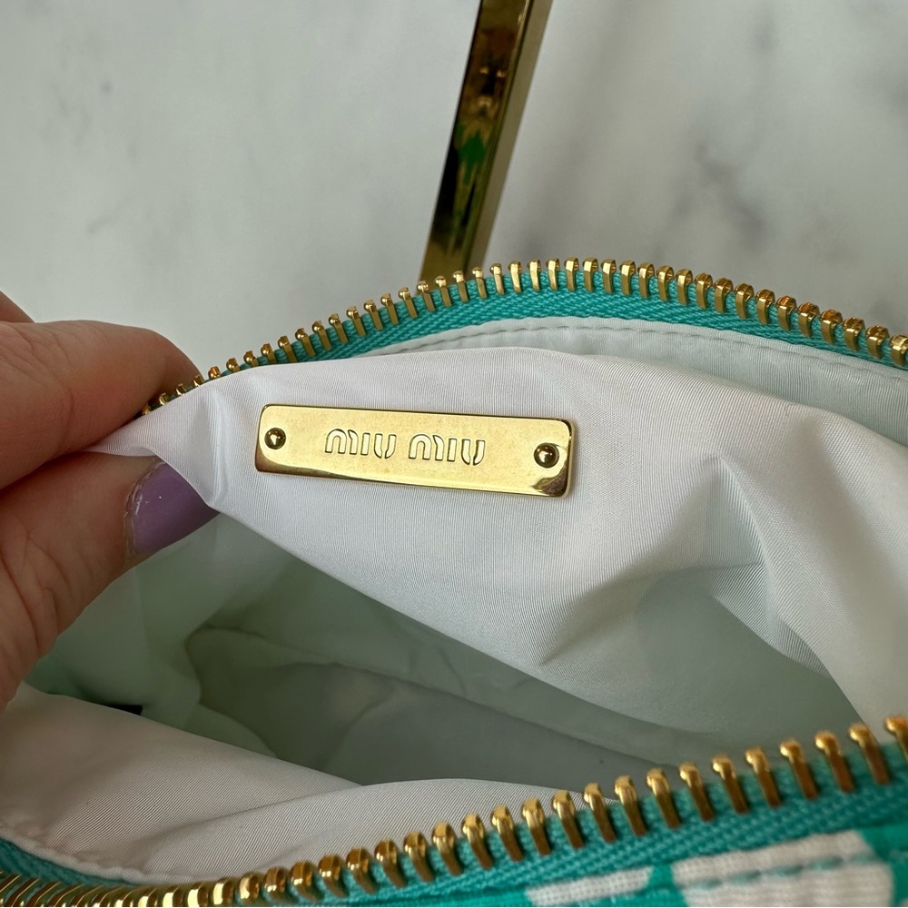Miu Miu Nylon Top Handle Bag - Picture 11 of 13